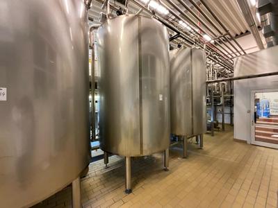 Overview picture of 2005 Tankki s/s vertical storage tank 5.000L